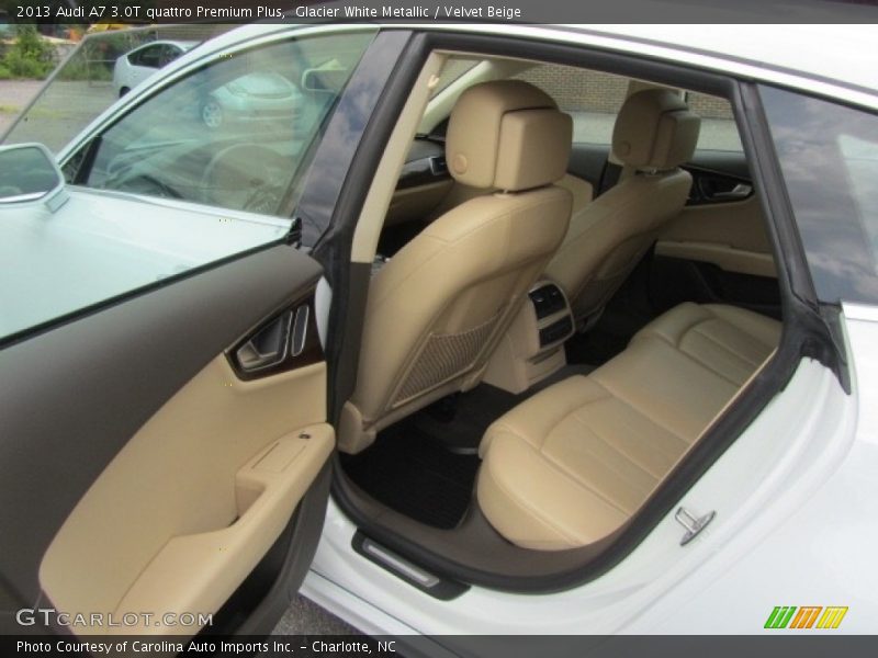 Glacier White Metallic / Velvet Beige 2013 Audi A7 3.0T quattro Premium Plus