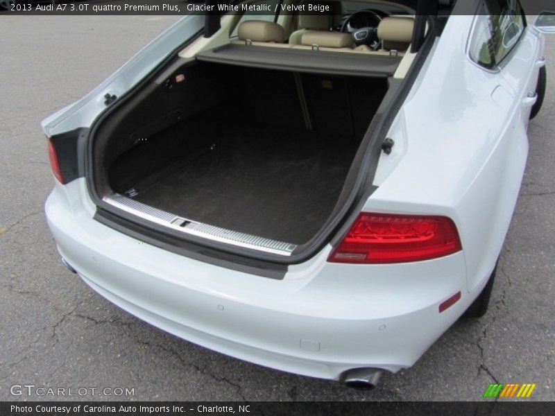 Glacier White Metallic / Velvet Beige 2013 Audi A7 3.0T quattro Premium Plus