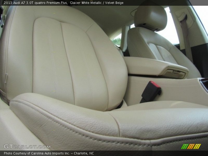 Glacier White Metallic / Velvet Beige 2013 Audi A7 3.0T quattro Premium Plus
