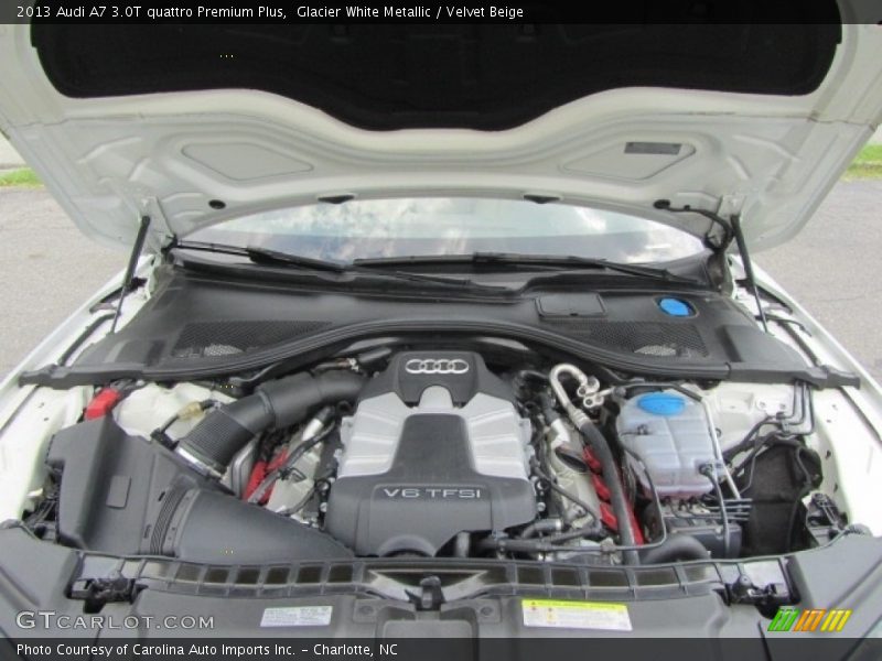 Glacier White Metallic / Velvet Beige 2013 Audi A7 3.0T quattro Premium Plus