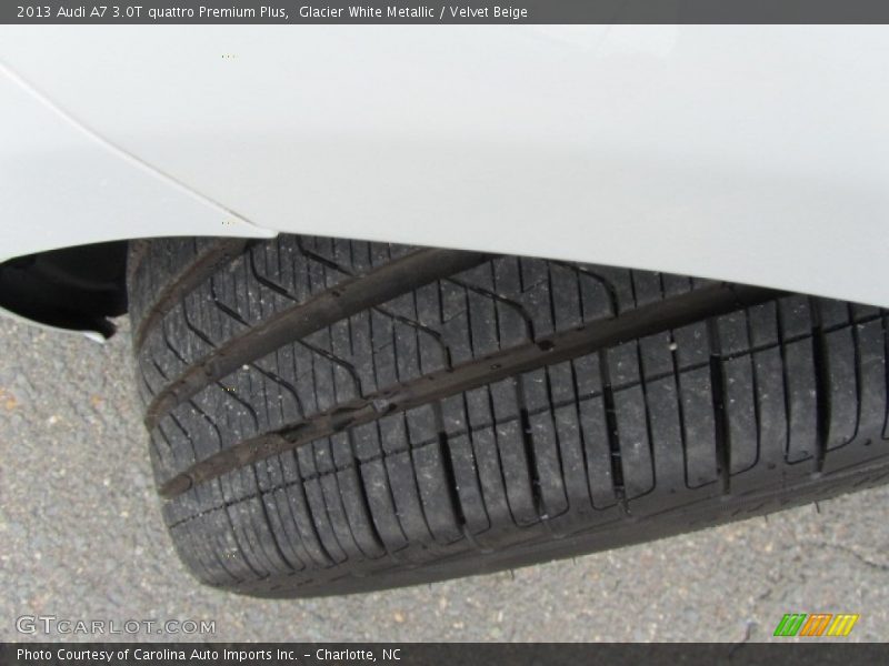 Glacier White Metallic / Velvet Beige 2013 Audi A7 3.0T quattro Premium Plus