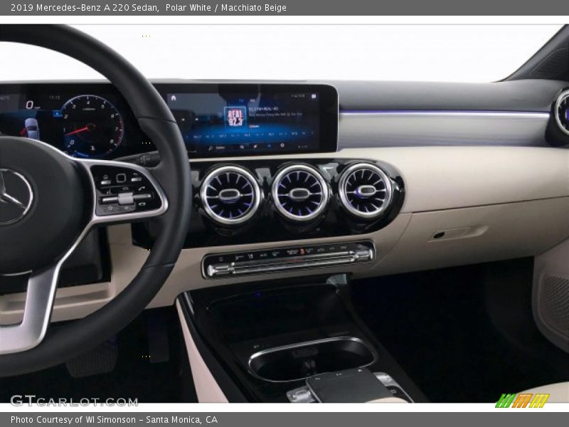 Polar White / Macchiato Beige 2019 Mercedes-Benz A 220 Sedan