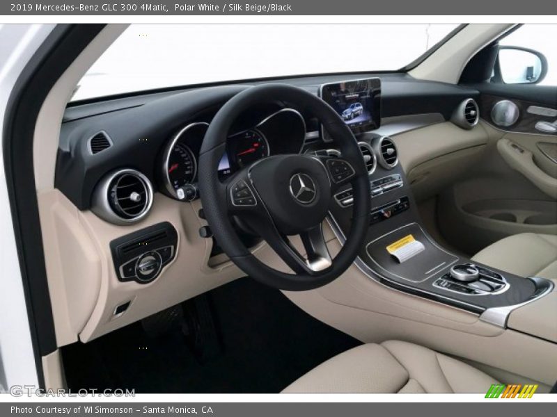 Polar White / Silk Beige/Black 2019 Mercedes-Benz GLC 300 4Matic