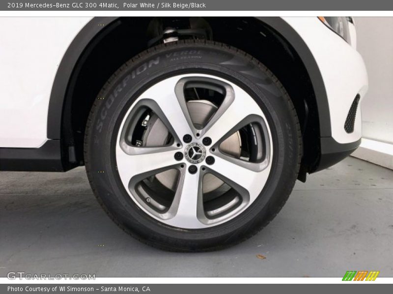 Polar White / Silk Beige/Black 2019 Mercedes-Benz GLC 300 4Matic