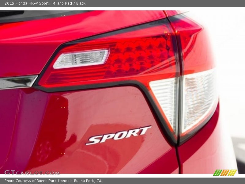 Milano Red / Black 2019 Honda HR-V Sport