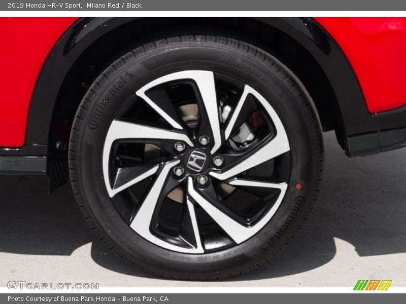 Milano Red / Black 2019 Honda HR-V Sport