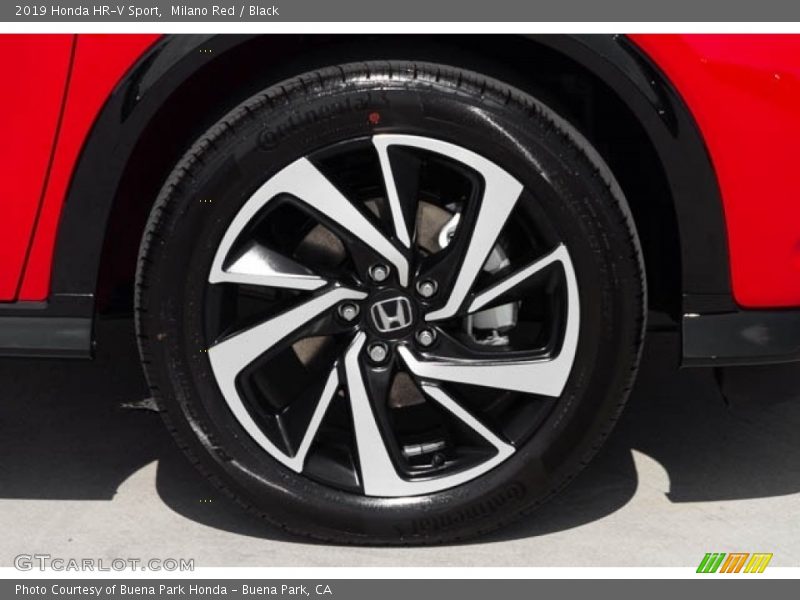 Milano Red / Black 2019 Honda HR-V Sport