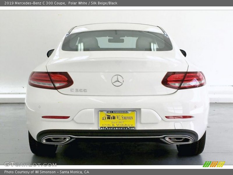 Polar White / Silk Beige/Black 2019 Mercedes-Benz C 300 Coupe