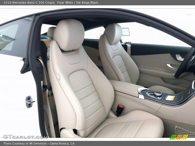 Polar White / Silk Beige/Black 2019 Mercedes-Benz C 300 Coupe