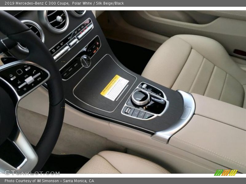 Polar White / Silk Beige/Black 2019 Mercedes-Benz C 300 Coupe