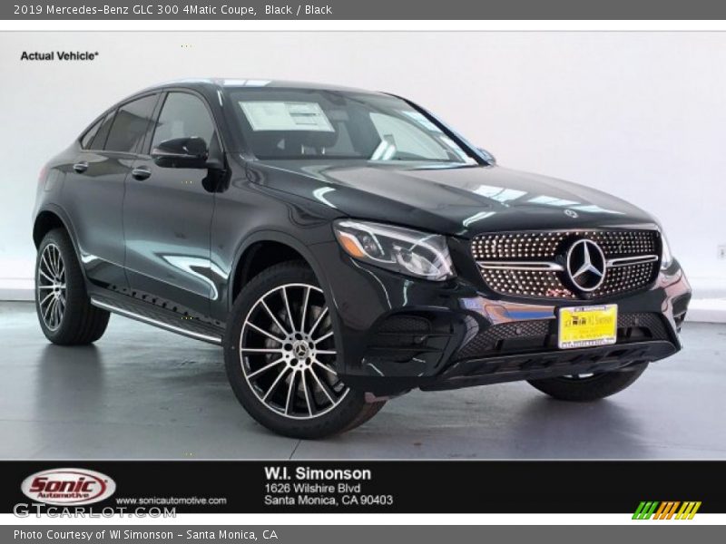 Black / Black 2019 Mercedes-Benz GLC 300 4Matic Coupe