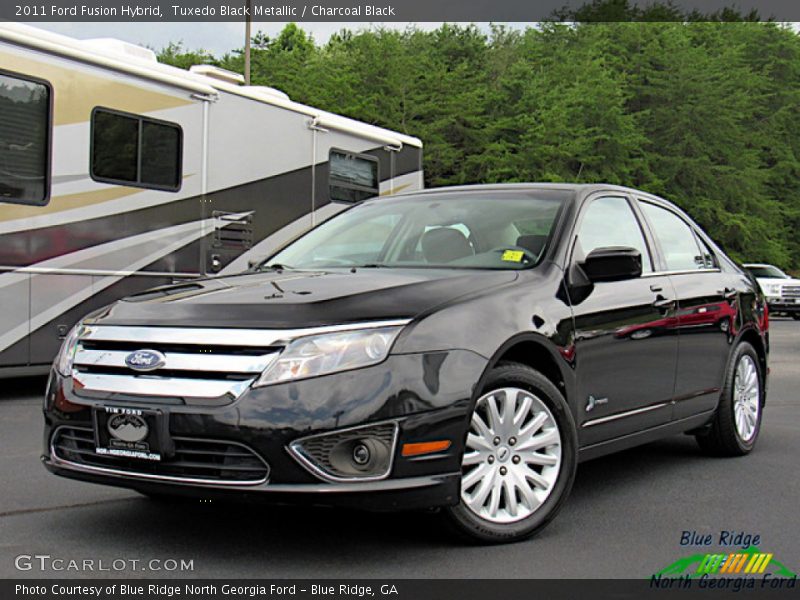 Tuxedo Black Metallic / Charcoal Black 2011 Ford Fusion Hybrid