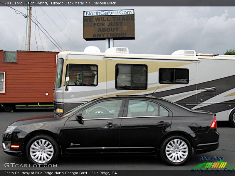 Tuxedo Black Metallic / Charcoal Black 2011 Ford Fusion Hybrid