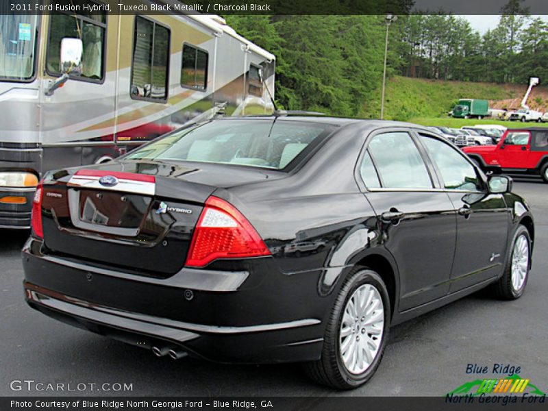 Tuxedo Black Metallic / Charcoal Black 2011 Ford Fusion Hybrid