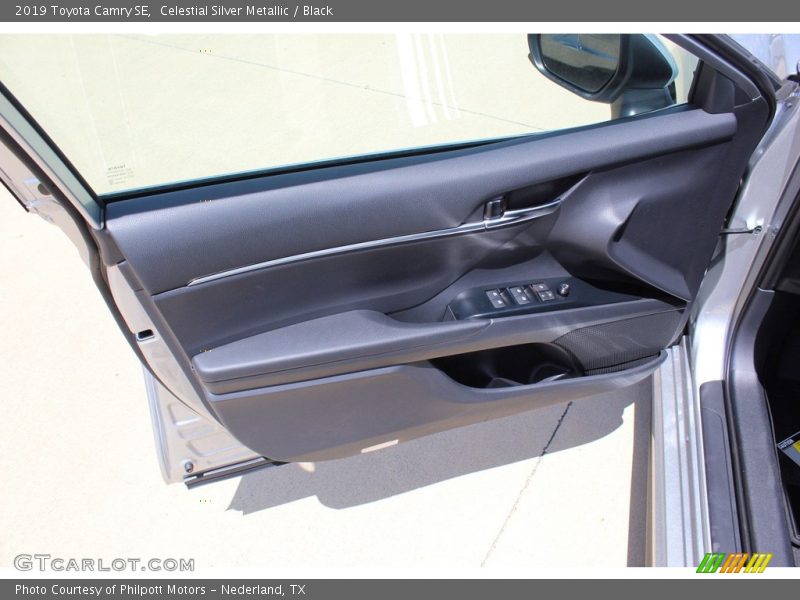 Celestial Silver Metallic / Black 2019 Toyota Camry SE
