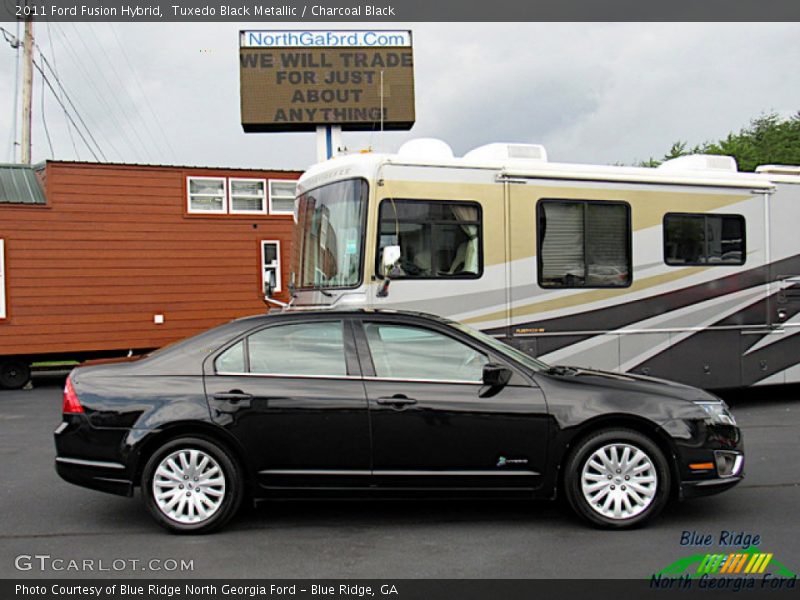 Tuxedo Black Metallic / Charcoal Black 2011 Ford Fusion Hybrid