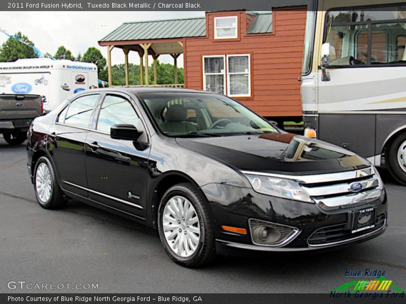 Tuxedo Black Metallic / Charcoal Black 2011 Ford Fusion Hybrid