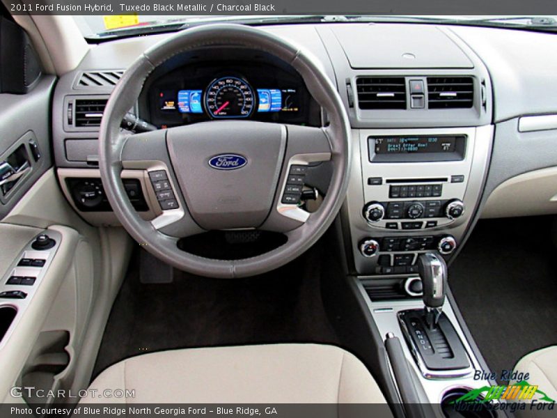 Tuxedo Black Metallic / Charcoal Black 2011 Ford Fusion Hybrid