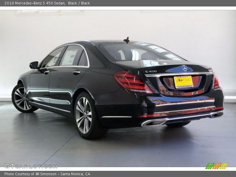 Black / Black 2019 Mercedes-Benz S 450 Sedan