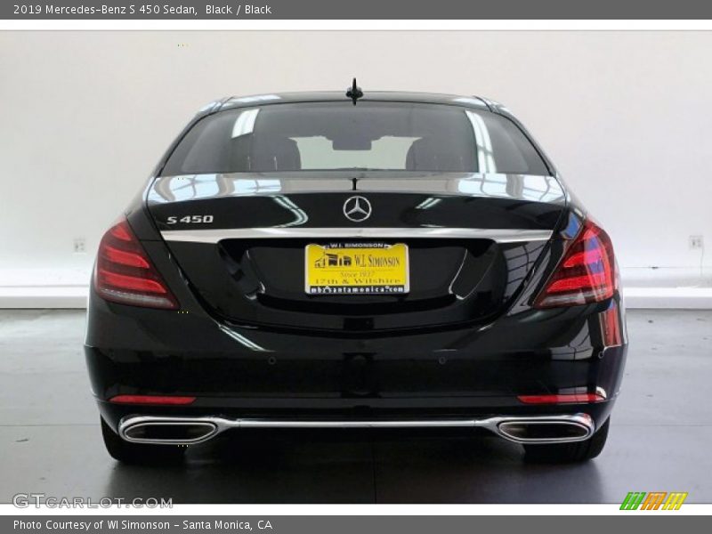 Black / Black 2019 Mercedes-Benz S 450 Sedan
