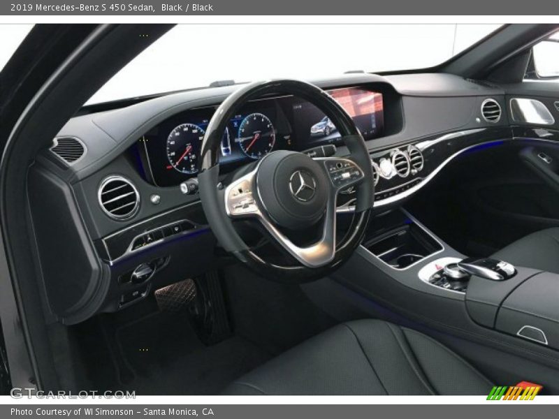Black / Black 2019 Mercedes-Benz S 450 Sedan