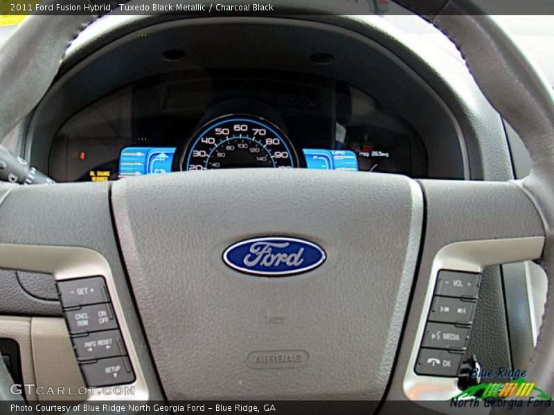 Tuxedo Black Metallic / Charcoal Black 2011 Ford Fusion Hybrid