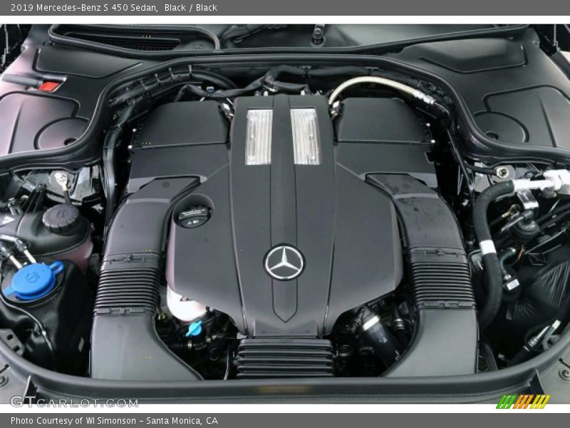 Black / Black 2019 Mercedes-Benz S 450 Sedan
