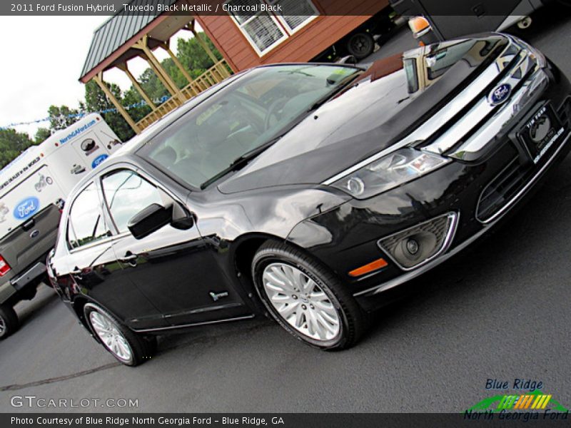 Tuxedo Black Metallic / Charcoal Black 2011 Ford Fusion Hybrid