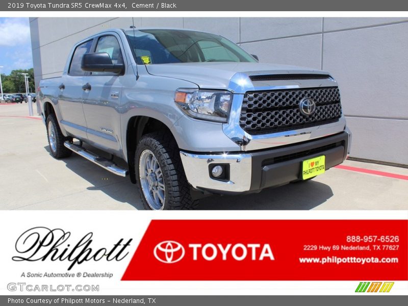 Cement / Black 2019 Toyota Tundra SR5 CrewMax 4x4