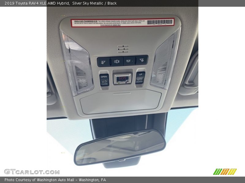 Silver Sky Metallic / Black 2019 Toyota RAV4 XLE AWD Hybrid