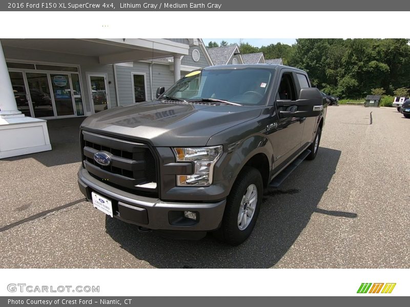 Lithium Gray / Medium Earth Gray 2016 Ford F150 XL SuperCrew 4x4