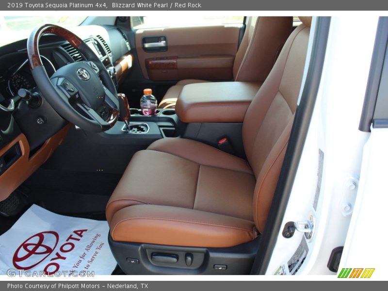 Front Seat of 2019 Sequoia Platinum 4x4