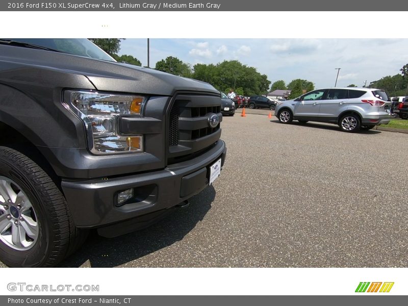Lithium Gray / Medium Earth Gray 2016 Ford F150 XL SuperCrew 4x4