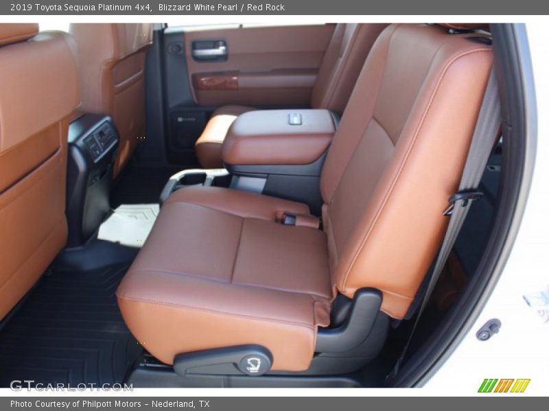 Rear Seat of 2019 Sequoia Platinum 4x4