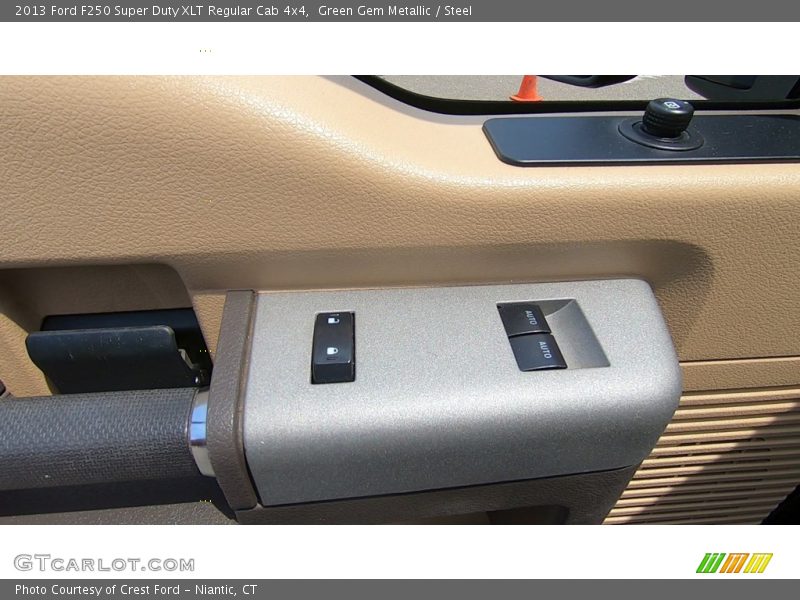 Green Gem Metallic / Steel 2013 Ford F250 Super Duty XLT Regular Cab 4x4
