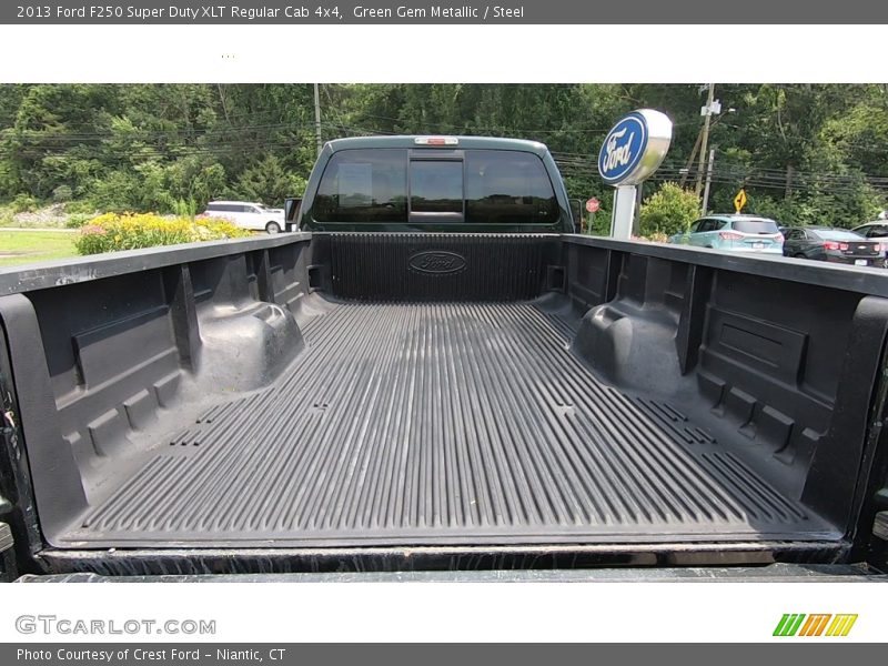 Green Gem Metallic / Steel 2013 Ford F250 Super Duty XLT Regular Cab 4x4