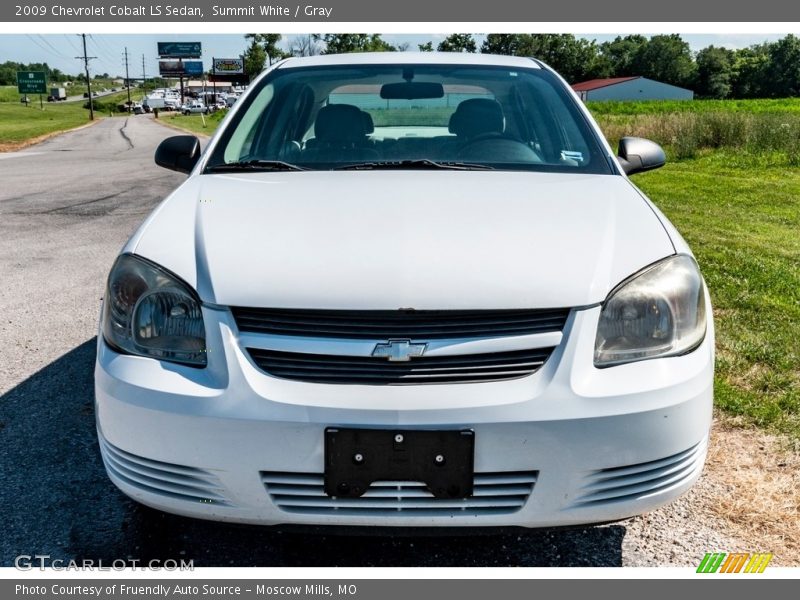 Summit White / Gray 2009 Chevrolet Cobalt LS Sedan