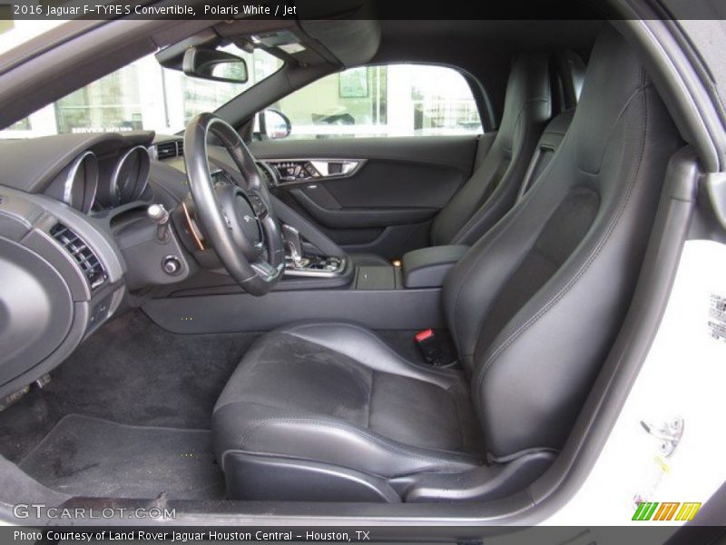 Polaris White / Jet 2016 Jaguar F-TYPE S Convertible