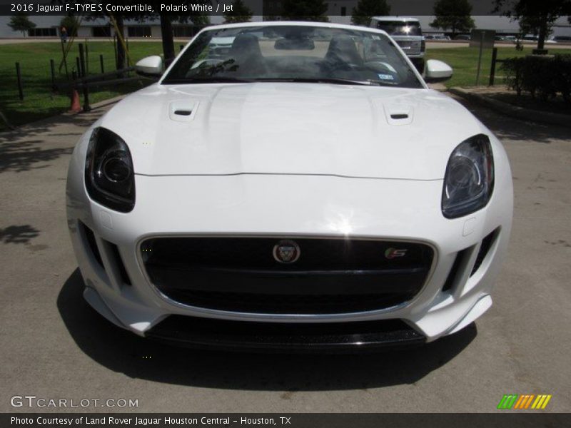 Polaris White / Jet 2016 Jaguar F-TYPE S Convertible
