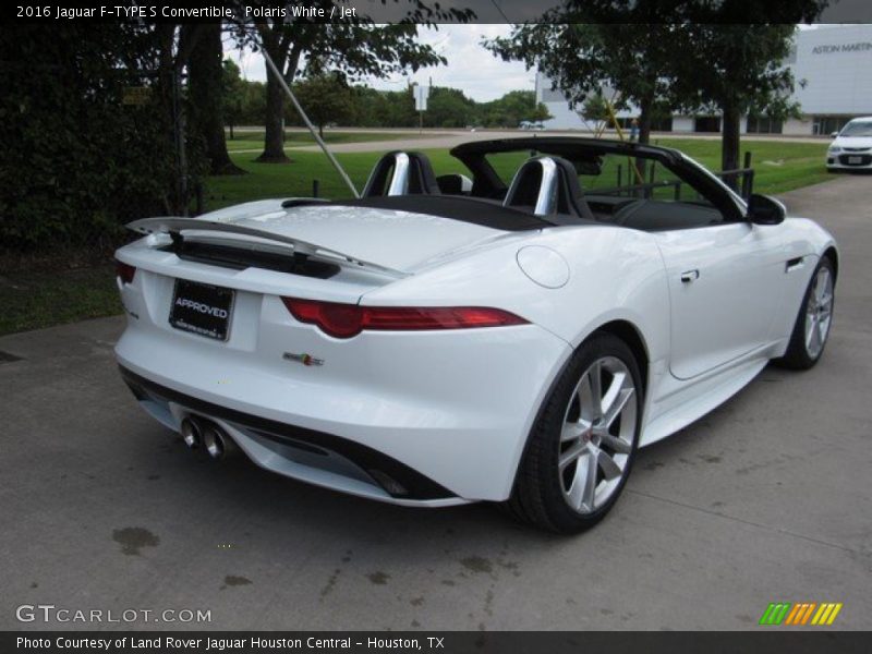 Polaris White / Jet 2016 Jaguar F-TYPE S Convertible