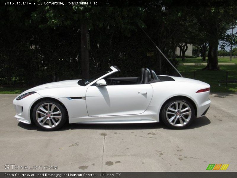 Polaris White / Jet 2016 Jaguar F-TYPE S Convertible