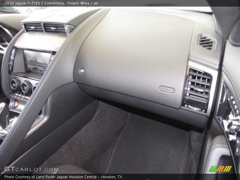 Polaris White / Jet 2016 Jaguar F-TYPE S Convertible