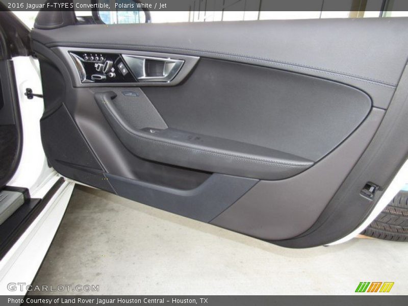 Polaris White / Jet 2016 Jaguar F-TYPE S Convertible