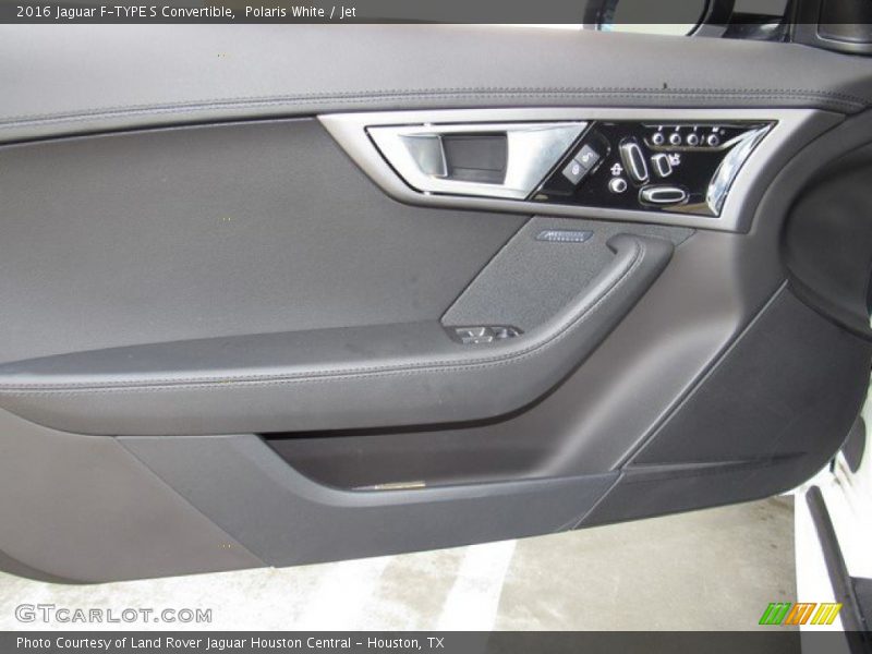 Polaris White / Jet 2016 Jaguar F-TYPE S Convertible