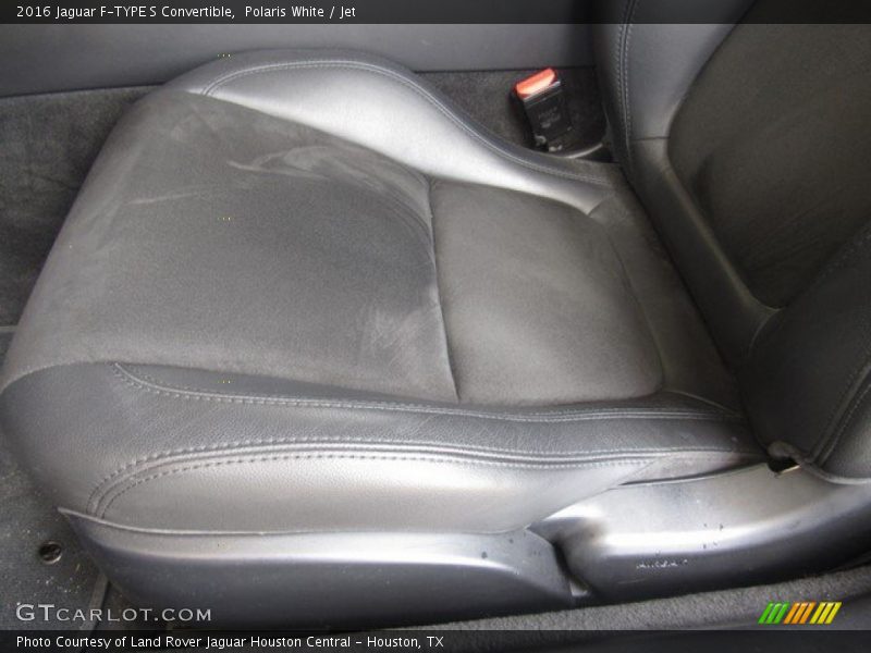 Polaris White / Jet 2016 Jaguar F-TYPE S Convertible