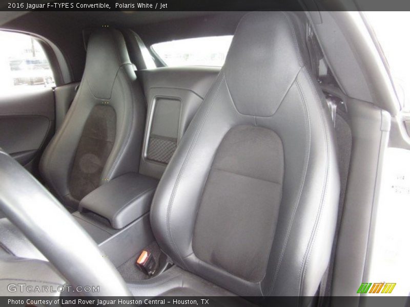 Polaris White / Jet 2016 Jaguar F-TYPE S Convertible