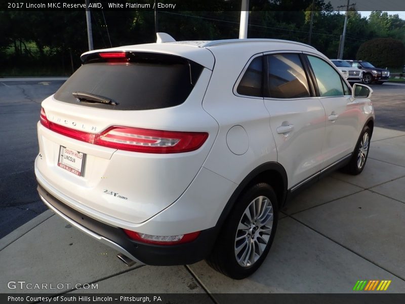 White Platinum / Ebony 2017 Lincoln MKC Reserve AWD