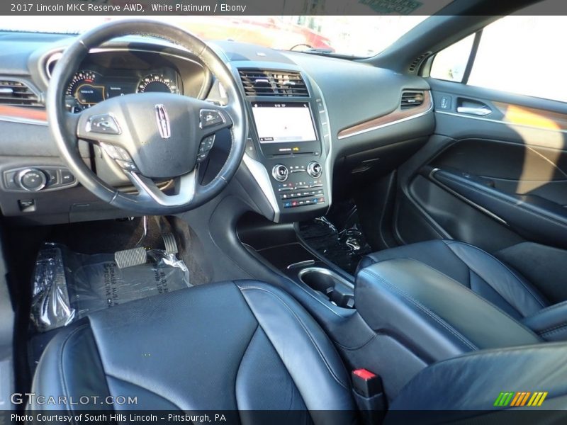 White Platinum / Ebony 2017 Lincoln MKC Reserve AWD