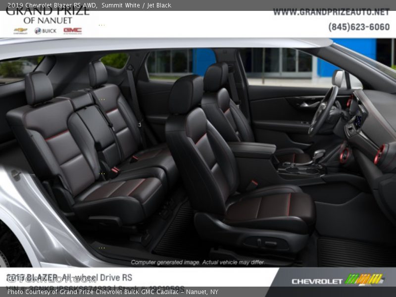 Summit White / Jet Black 2019 Chevrolet Blazer RS AWD