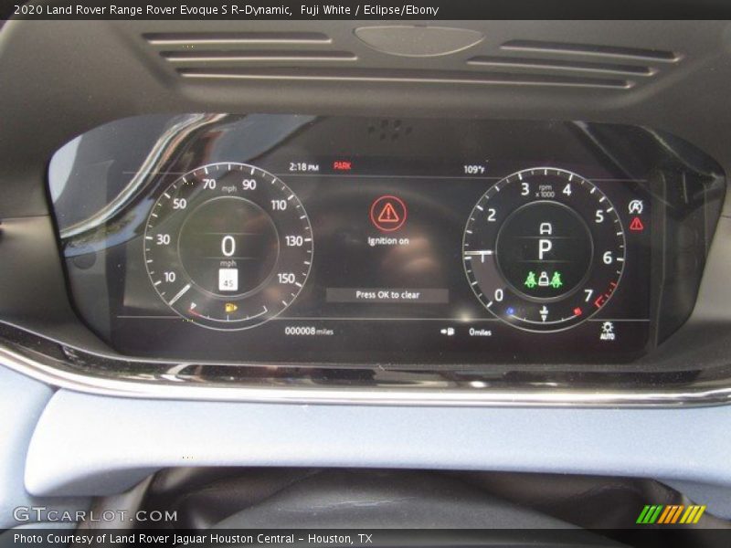  2020 Range Rover Evoque S R-Dynamic S R-Dynamic Gauges